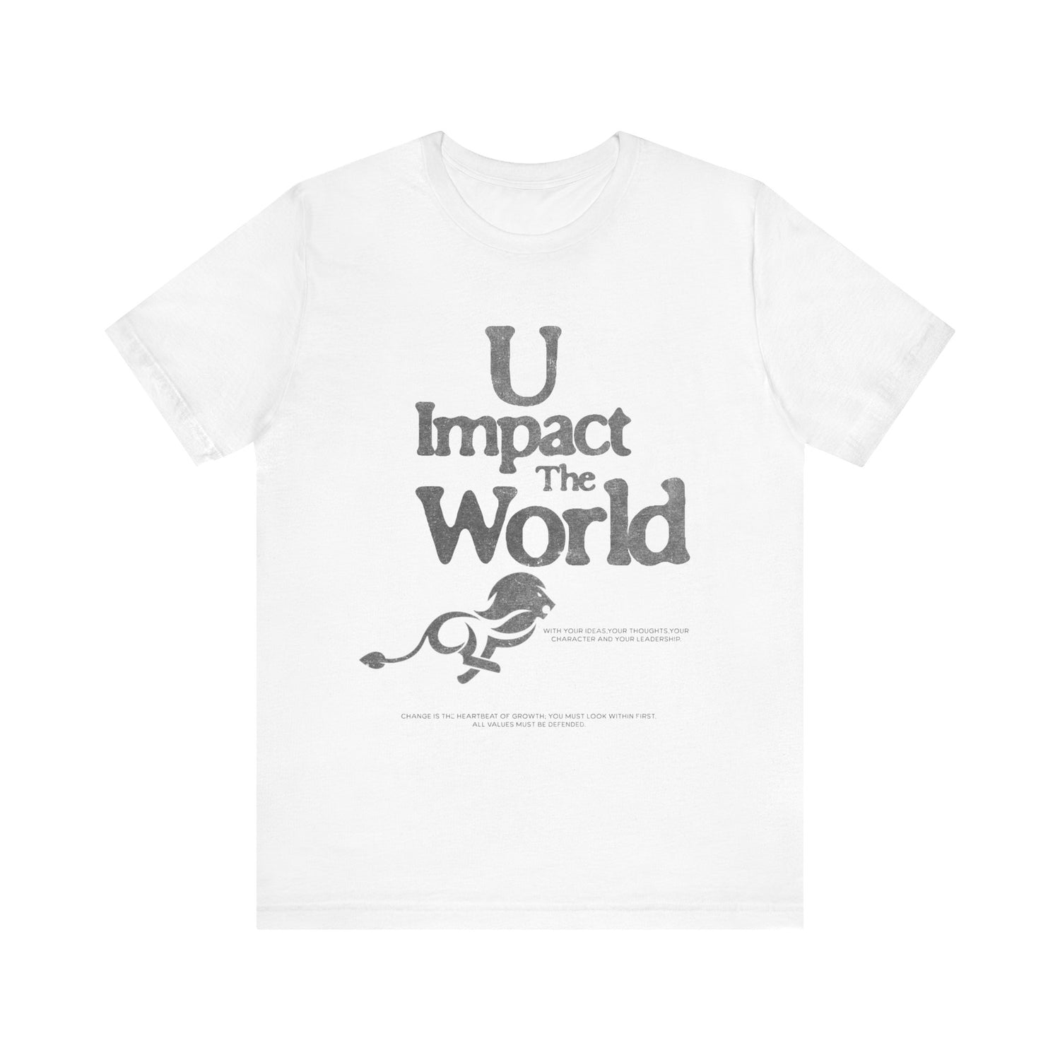 U Impact the World Unisex Jersey Short Sleeve Tee - Theassistcoach